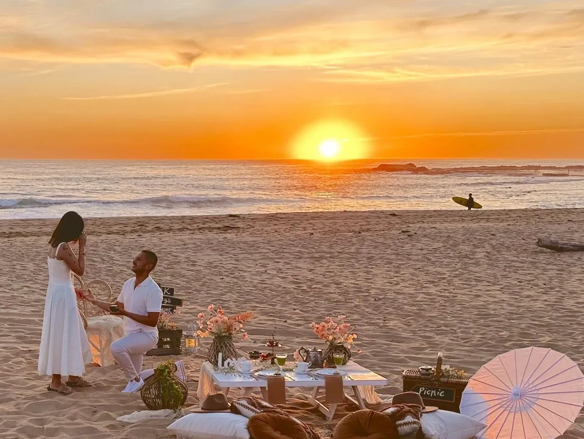 beach wedding proposal sydney